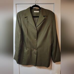 Amanda Smith Classic Olive Blazer 12
